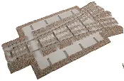 0-72 3-Rail Roadbed Switches -- 0-72 Wye Switch