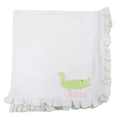Alligator Ruffle Blanket