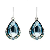 Firefly Carmel Simple Drop Wide Earring in Aqua