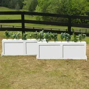 2 Panel Colored Brush Box Horse Jumps Set/2 #408C