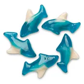 Albanese Blue Gummy Sharks-5 lbs.-1/Box-4/Case