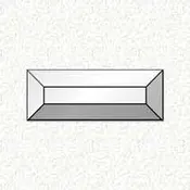 1-1/2x4'' Rectangle Bevel
