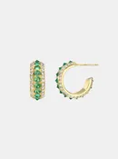 Baby Spiked Hoop Earrings