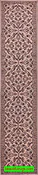 13 Foot Runner, Persian Kashmar Rug, Hallway Runner