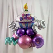 CUP CAKE BALLOON BOUQUET