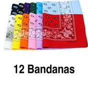 Bandanas – One Pack of 12 Pieces