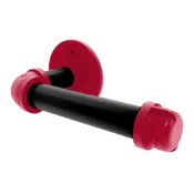 Collection European Style Toilet Tissue Holder Athens Red and Black Edition P-100-ETP