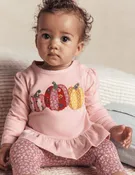 Appliqué Jersey Play Set-Pink Patchwork Pumpkins