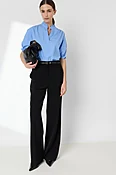 Blouse à volants en coton - CHAYMA