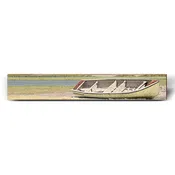Abandoned Row Boat | Wall Art Print on Real Wood