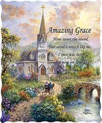 AMAZING GRACE QUILTED THROW