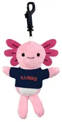 Fighting Illini Navy T-Shirt Axolotl Keychain