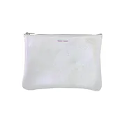 Flat Zip Pouch, Medium (Sparkle Opal)
