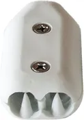 3/8" Rope Clamps - White - 2 pack