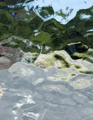 Architectural Glass AQUAVIEW 30x42 full stock sheet