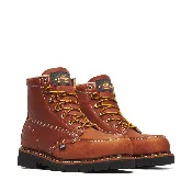 Thorogood Men's American Heritage – 6″ Tobacco Steel Moc Toe BLK 90