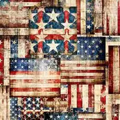108" Flag Patchwork