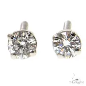 0.20 Ctw Round-Cut Diamond Studs (Lab) 68467