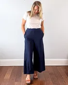 Audrey Textured Knit Pants