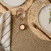 Nappe Rectangle Lin Automne 96x156''