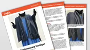 Contemporary Cardigan (Machine Knitting)