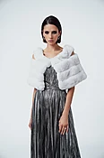 White Chinchilla Cape