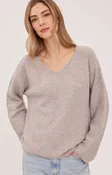Annalise Sweater in Heather Latte