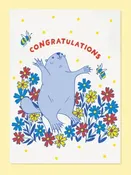 Beaver Congrats Card