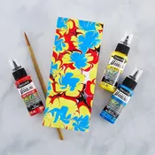 DecoArt - Primaries Water Marbling Acrylic Paint Set