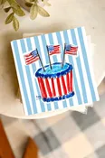 America Birthday Cake Napkins
