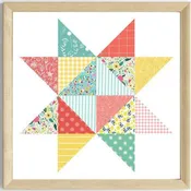 QUILT STAR 8x8 WALL ART