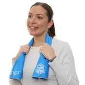 2026 National Jamboree Microfiber Cooling         Neckerchief, Blue