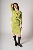 1960’s GENO California Lime Lace 2PC Set