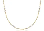 15" Choker Beaded - Hope Unwritten Pearl 4mm