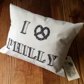 I Pretzel Philly Pillow
