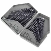 Hex Key Wrench Set SAE & Metric 30pc