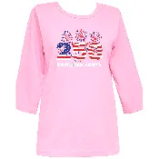250 American Birthday 3/4 Scoop Classic Shirt