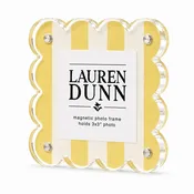 Acrylic Scalloped Frame Buttercream
