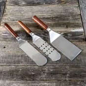 3 Griddle Spatula Kit Set - 3 Piece Set