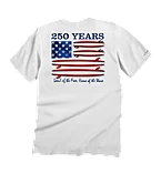 250 Years Surf United Limited Release - White Short Sleeve Crewneck T-Shirt