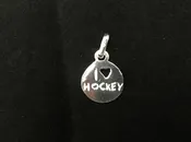 I heart Hockey Charm