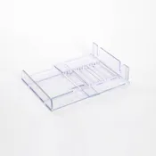 Adjustable shelf bracket – Clear