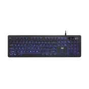 Adesso Antimicrobial Large Print Illuminated Desktop Keyboard - ONLINE ONLY