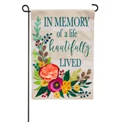 Garden Flag In Memory of a Life