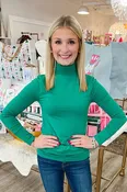 Soft Essentials Turtleneck, K Green