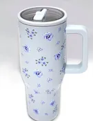40oz Spill Free Stainless Steel Vacuum Tumbler