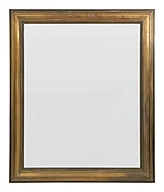 Antique Brass Bistro Mirror