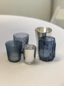 Blue Votives — Studio B Floral