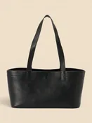 East West Chelsea- Midnight Leather Tote