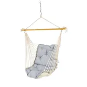 Tufted Sunbrella Single Swing - Canvas Granite